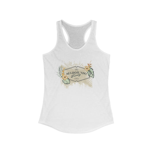 Women's - Beige Background - Yellow Hibiscus