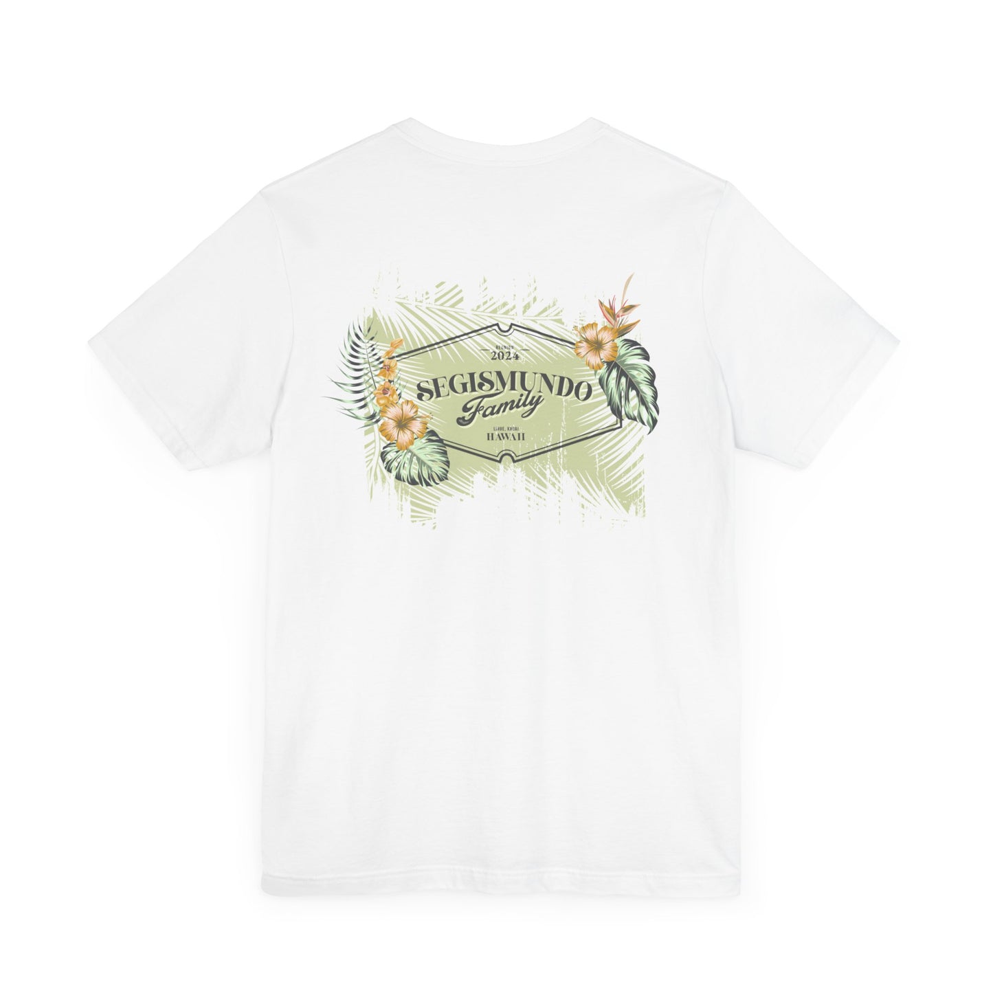Green Background | Yellow Hibiscus