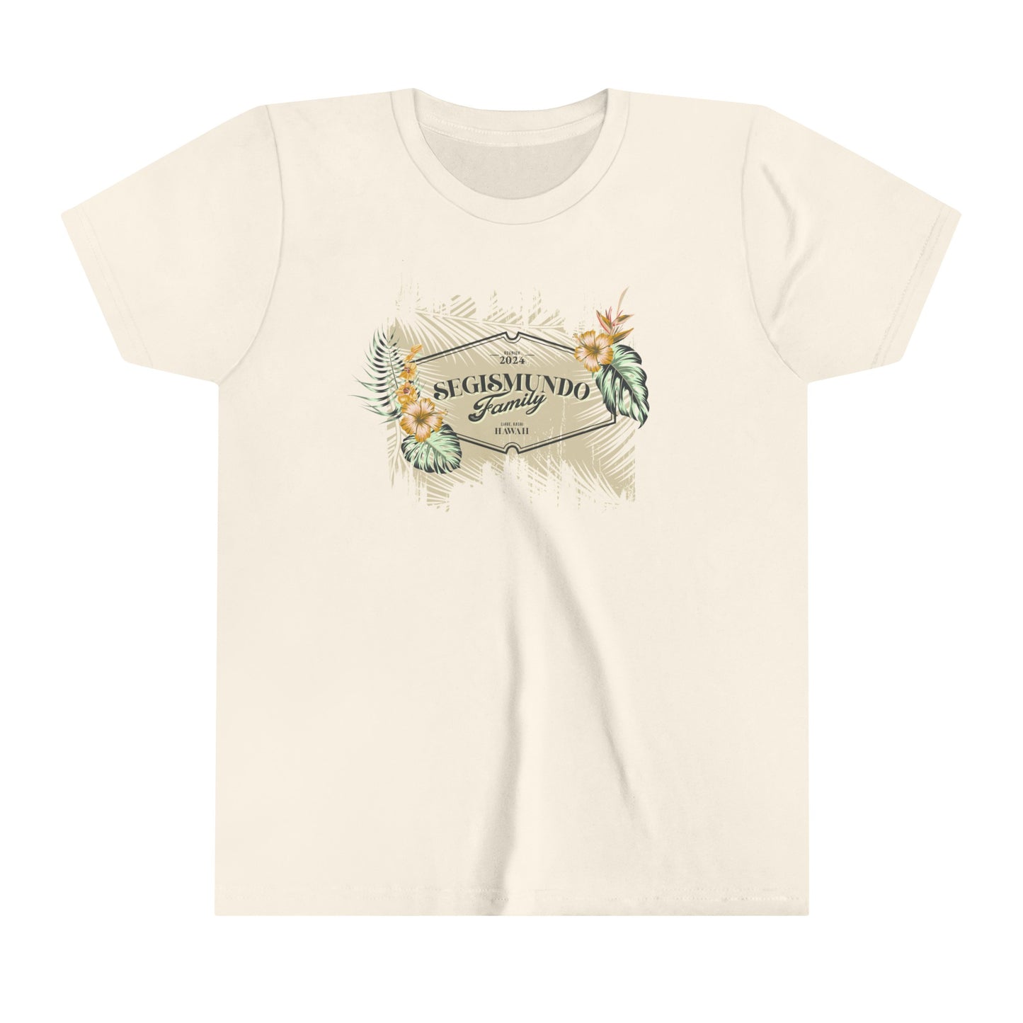 Kids - Beige Background | Yellow Hibiscus