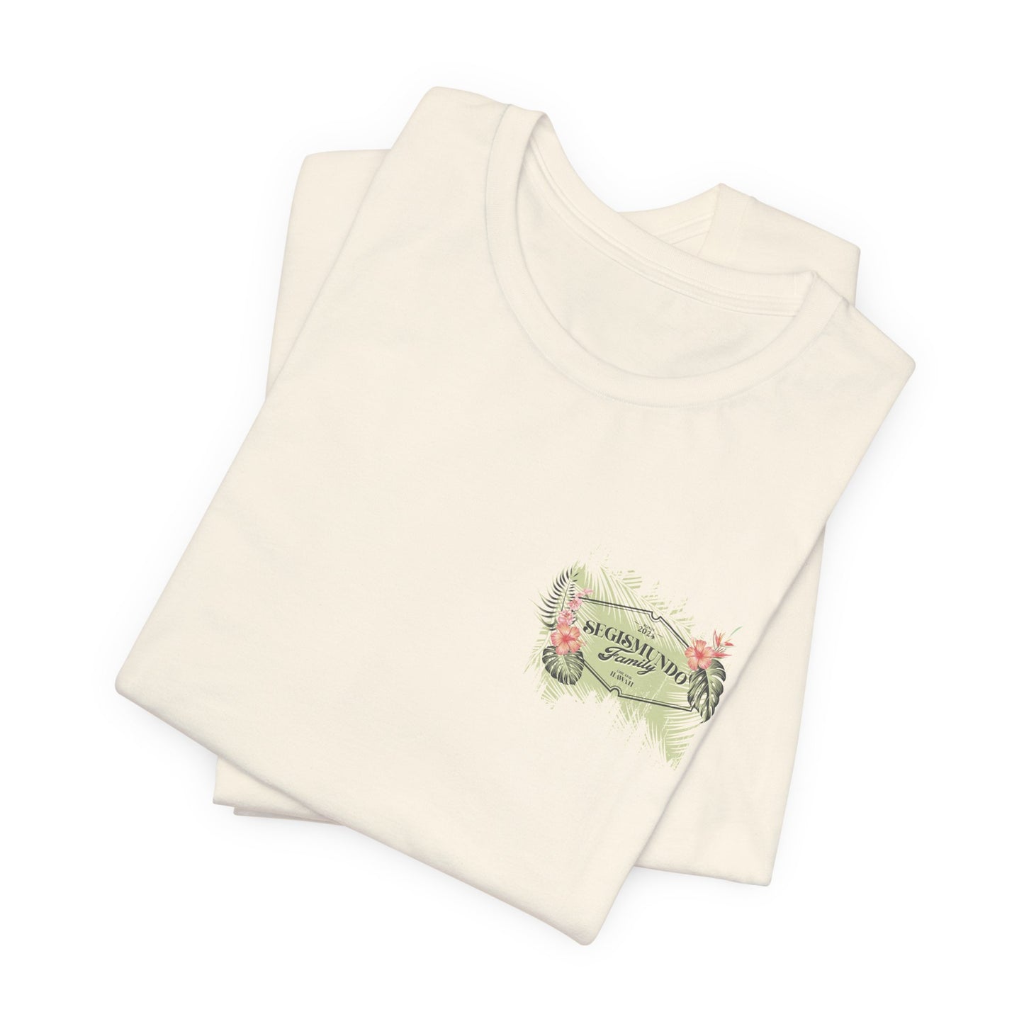 Green Background | Pink Hibiscus - Additional Sizes