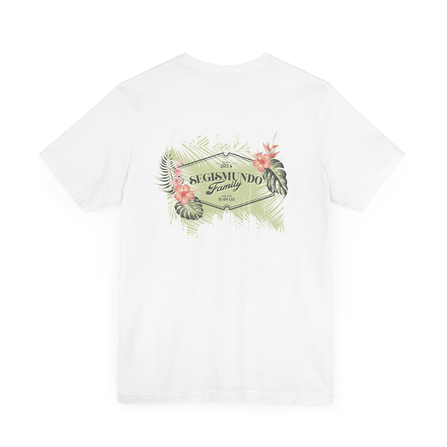 Green Background | Pink Hibiscus - Additional Sizes