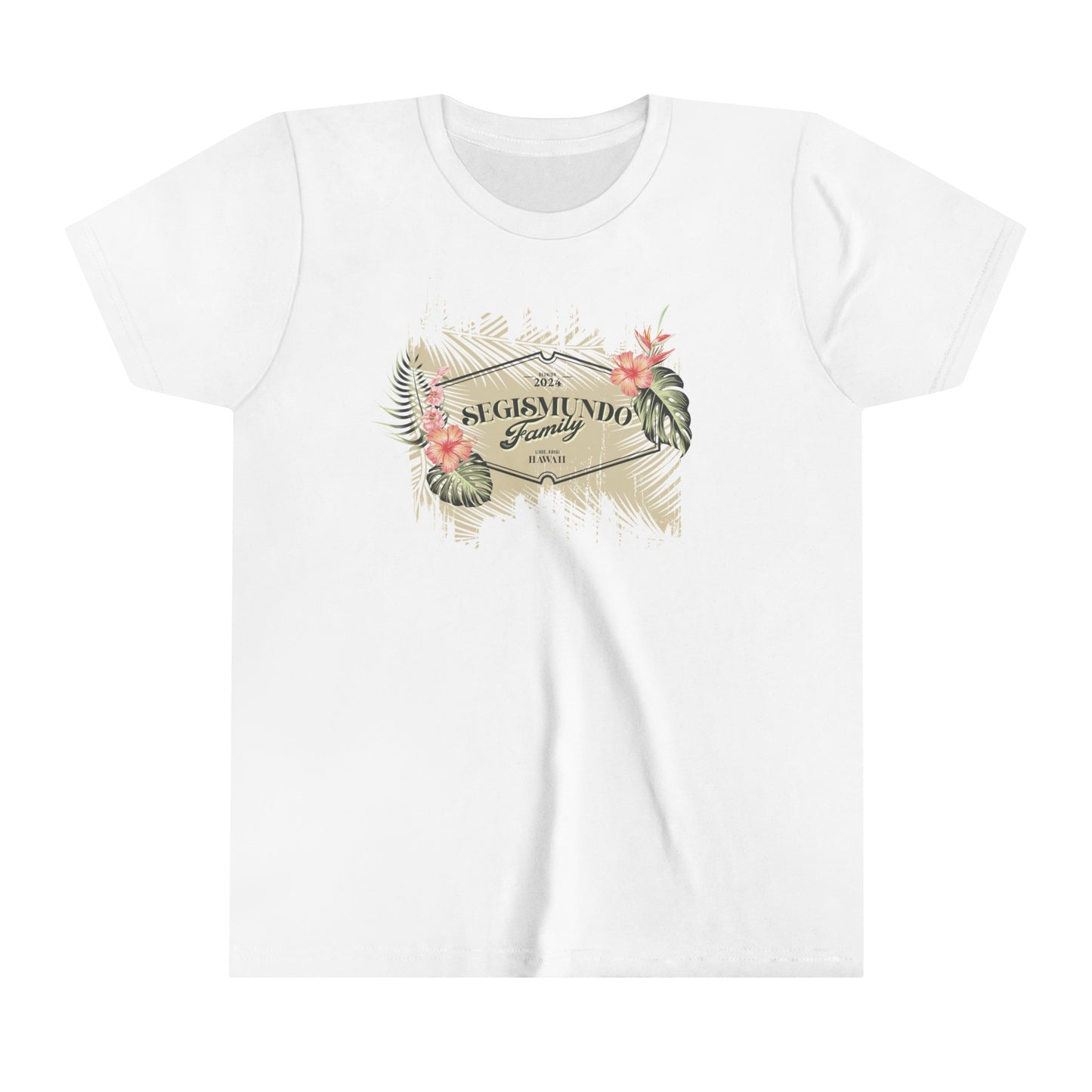 Kids - Beige Background | Pink Hibiscus