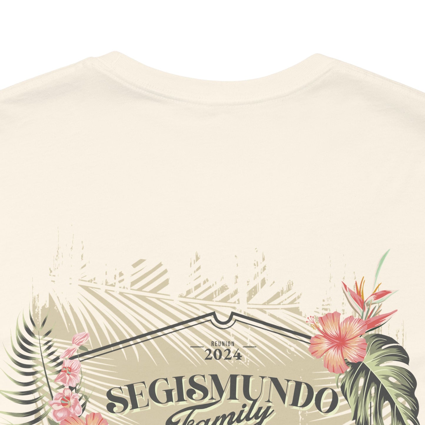 Beige Background | Pink Hibiscus