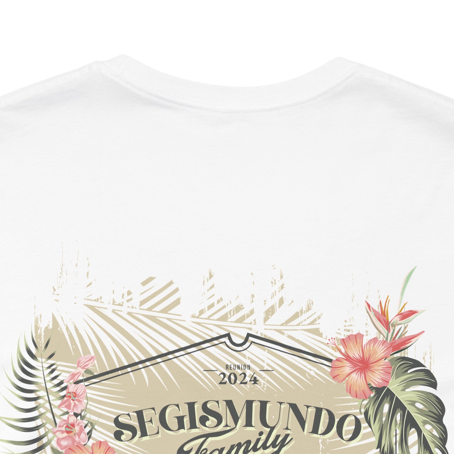 Beige Background | Pink Hibiscus