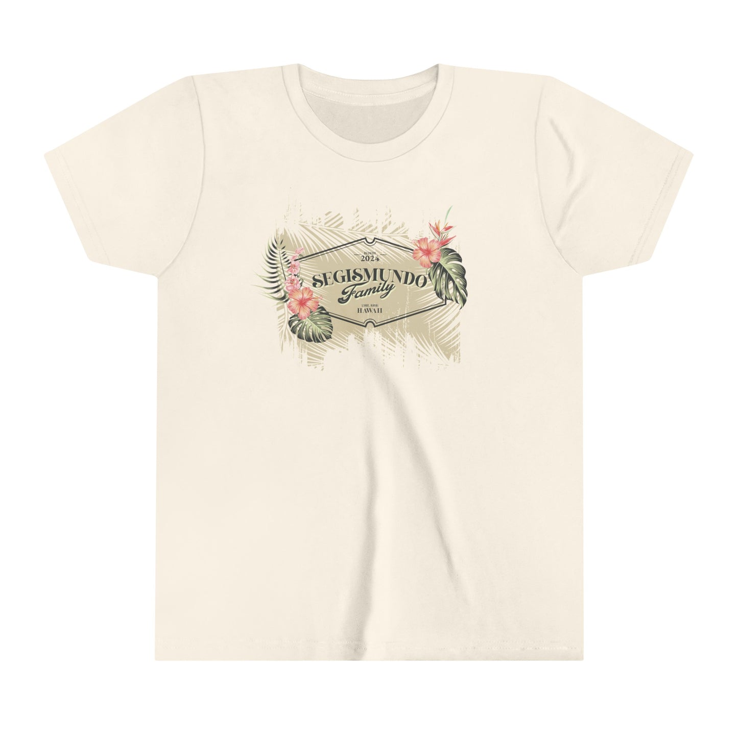 Kids - Beige Background | Pink Hibiscus