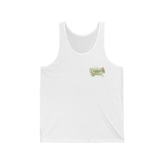 Adult - Green Background | Yellow Hibiscus