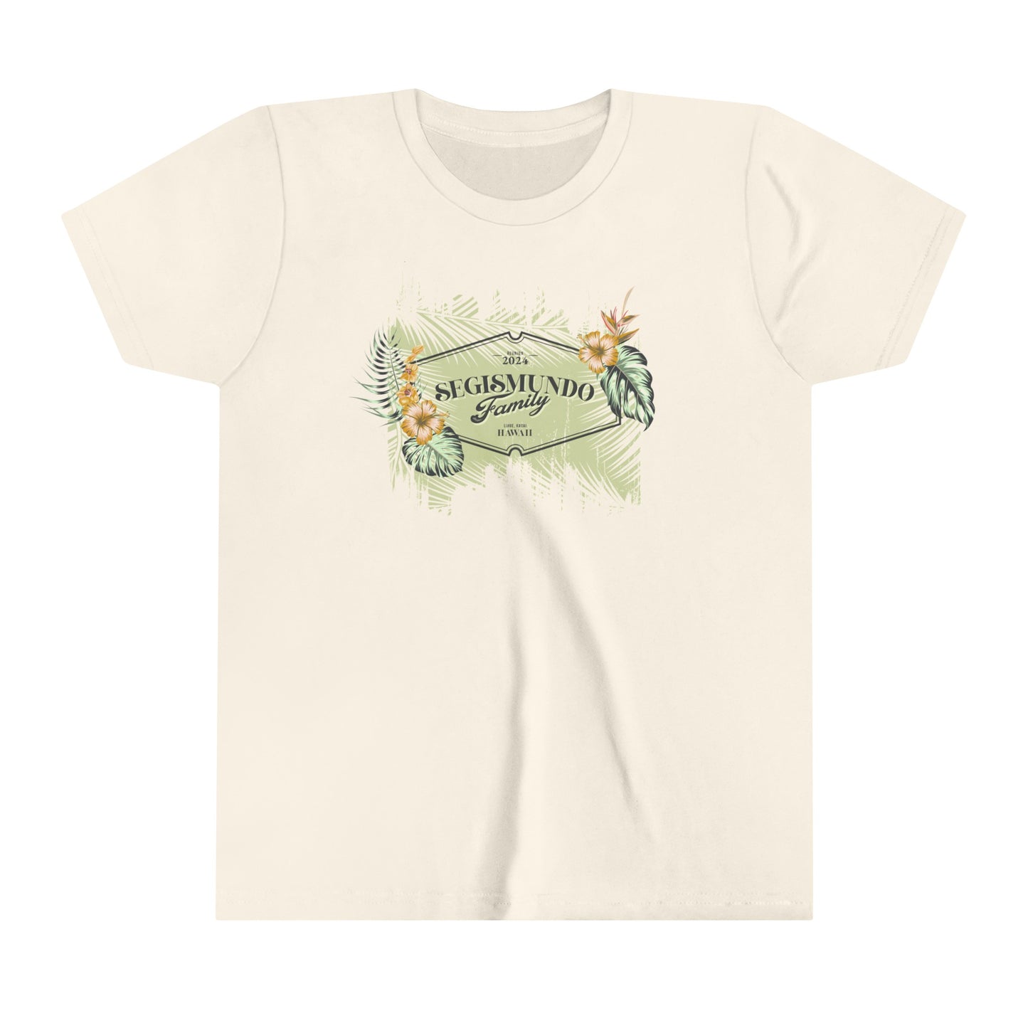 Kids - Green Background | Yellow Hibiscus