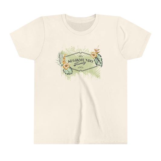 Kids - Green Background | Yellow Hibiscus