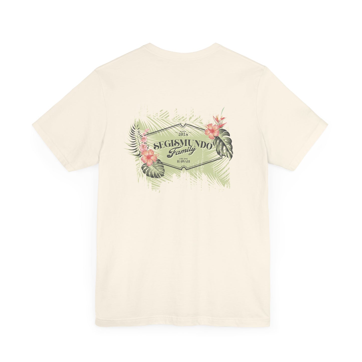 Green Background | Pink Hibiscus - Additional Sizes